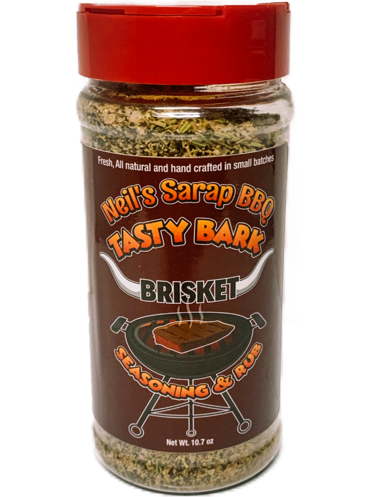 Neil's Sarap BBQ Tasty Bark Brisket Seasonings & Rub Traeger Rubs